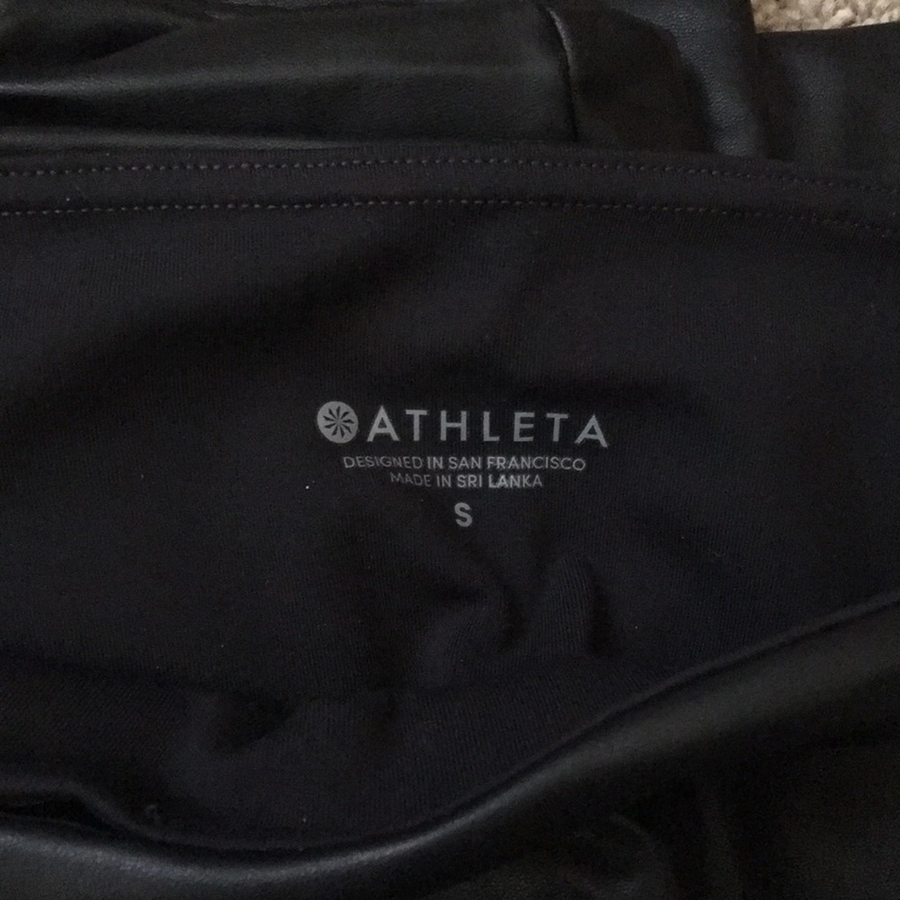 Athleta Leather Leggings - Picture 2 of 3